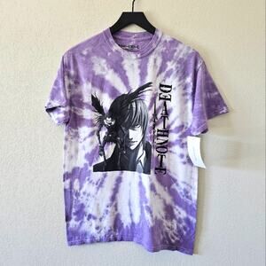 NWT Death Note Light & Ryuk Purple Tie Dye T-Shirt